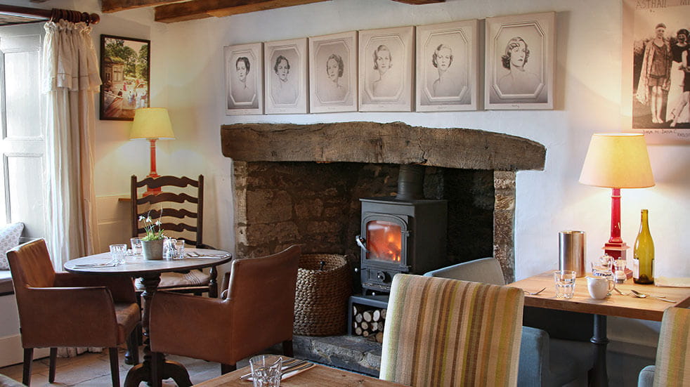 The best cosy pubs in the UK: the Swan Inn in Swinbrook 